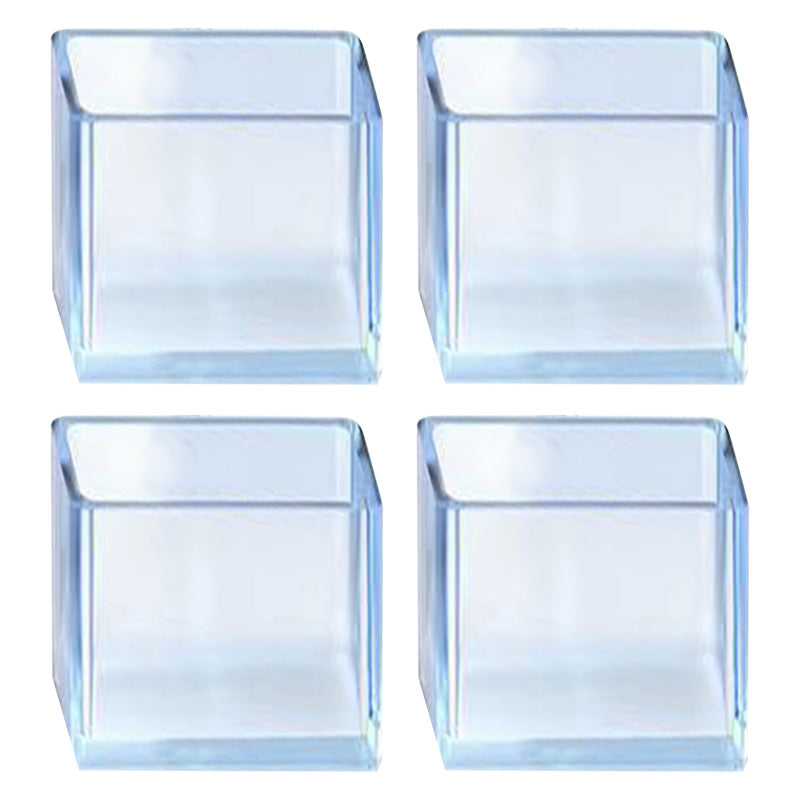 4Pcs/Set 40*60mm Rectangular Transparent Rubber Chair Leg Socks Floor Protectors Prevent Scratches Chair Leg Caps for Hardwood Floors 4Pcs/Set 40*60mm Rectangular Transparent Rubber Chair Leg Socks Floor Protectors Prevent Scratches Chair Leg Caps for Hardwood Floors